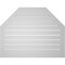 Ekena Millwork Octagonal Top Surface Mount PVC Gable Vent w/ 2"W x 1-1/2"P Brickmould Frame, 36"W x 28"H GVPOT36X2802SF - alternate 5